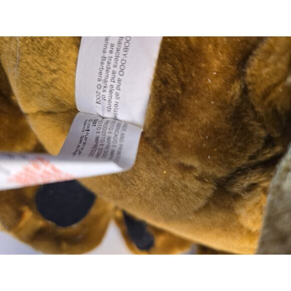24" Scooby Doo Plush Rain Jacket Coat Rare 2001 Stuffed Animal Cartoon Network - Picture 9 of 9